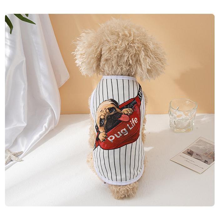 『伊果~現貨秒出』小狗背心 背包背心 寵物跨包背心 小狗上衣 寵物假兩件 狗背心 貓背心 小貓背心 狗狗帥氣背心-細節圖4