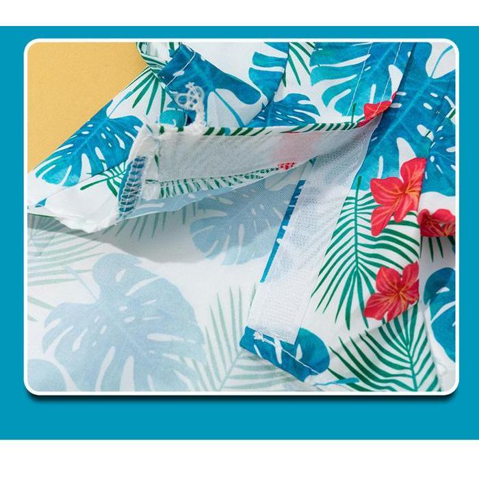 『伊果~現貨秒出』狗襯衫 夏威夷襯衫 小狗襯衫 寵物衣服 寵物襯衫 寵物造型 快速穿脫 魔鬼氈襯衫 寵物用品-細節圖3