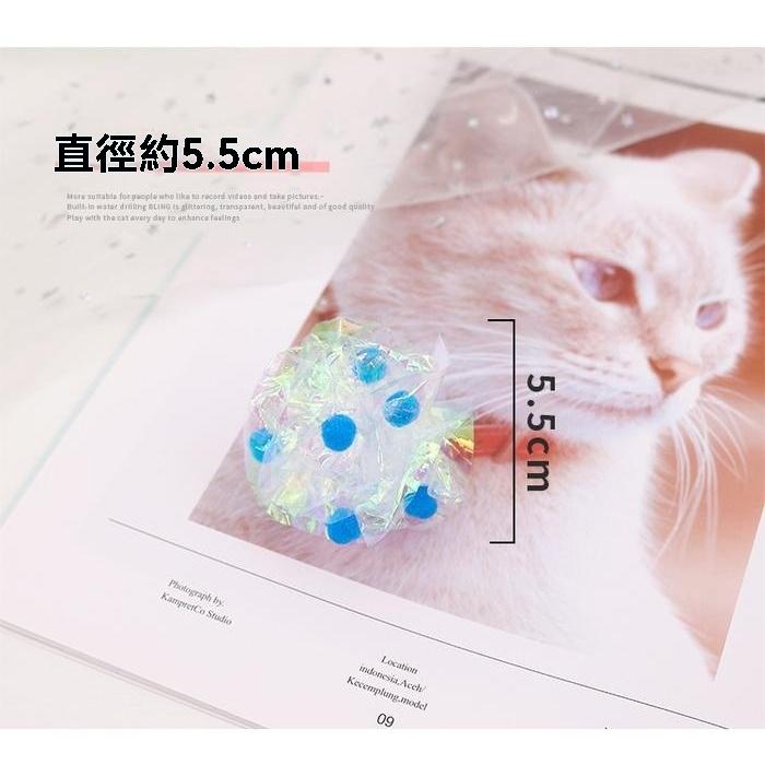 『伊果~現貨秒出』響紙球玩具 響紙球 鈴鐺球 貓玩具 自嗨玩具 抗憂鬱玩具 陪伴玩具 寵物玩具 追逐玩具 解悶玩具-細節圖2