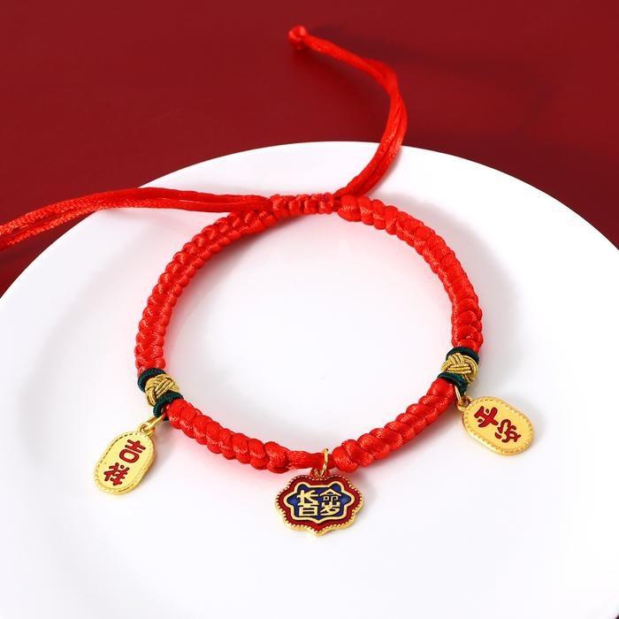 『伊果~現貨秒出』寵物飾品 寵物項圈 寵物項鍊 手工項圈 招財項圈 過年項圈 招財納福 編織項圈 貓項圈 貓項鍊 狗項圈-細節圖8