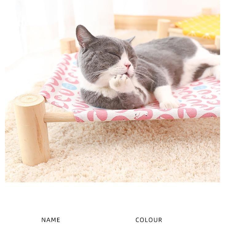 『伊果~現貨秒出』寵物行軍床 四季通用 狗窩 貓窩 貓咪床 狗床 寵物床 透氣床 寵物用品 吊床 貓咪抓板 貓吊床-細節圖4