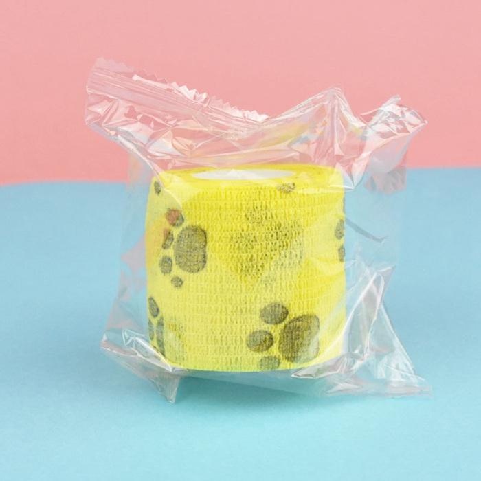 『伊果~現貨秒出』寵物繃帶 自黏繃帶 寵物自黏繃帶 印花自黏繃帶 寵物醫療繃帶 外出繃帶 狗繃帶 貓繃帶 狗自黏繃帶 貓-細節圖6