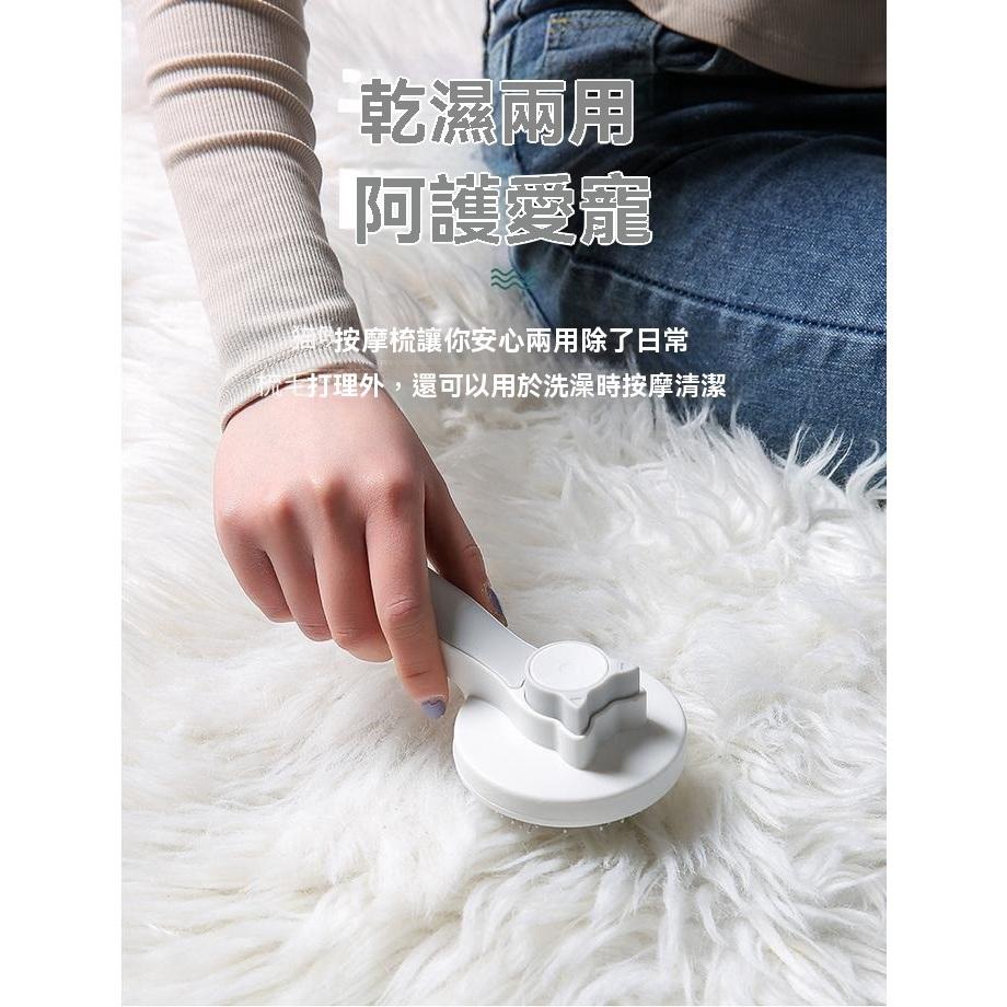 『伊果~現貨秒出』寵物梳毛 自動除毛梳 一鍵自動除毛 鋼針梳 圓頭梳 寵物梳 寵物理毛 狗梳 貓梳 寵物自動除毛 寵物自-細節圖3