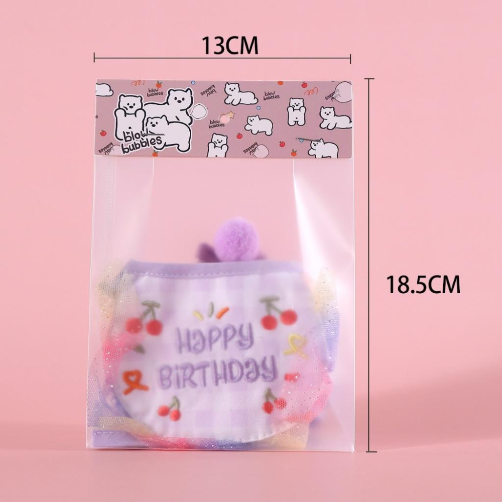 『伊果~現貨秒出』生日帽 寵物頭套 寵物帽 寵物飾品 狗帽子 貓帽子 寵物頭飾 寵物變裝 寵物衣服 刺繡格子-細節圖9