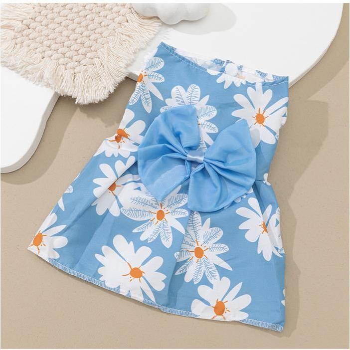 『伊果~現貨秒出』小狗洋裝 狗洋裝 寵物裙子 寵物公主裙 印花裙 小狗裙子 小狗公主裙 小貓公主裙 貓洋裝 小貓洋裝-細節圖2