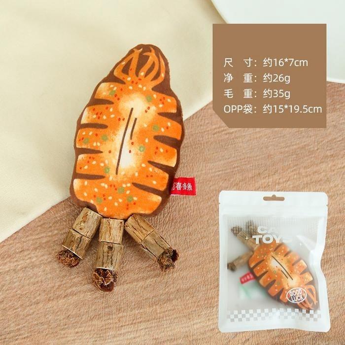 『伊果~現貨秒出』仿真魚 寵物玩具  烤魚 貓草玩具 木天蓼玩具 木天蓼 貓咪玩具 貓玩具 魷魚 逗貓 貓咪紓壓-細節圖9