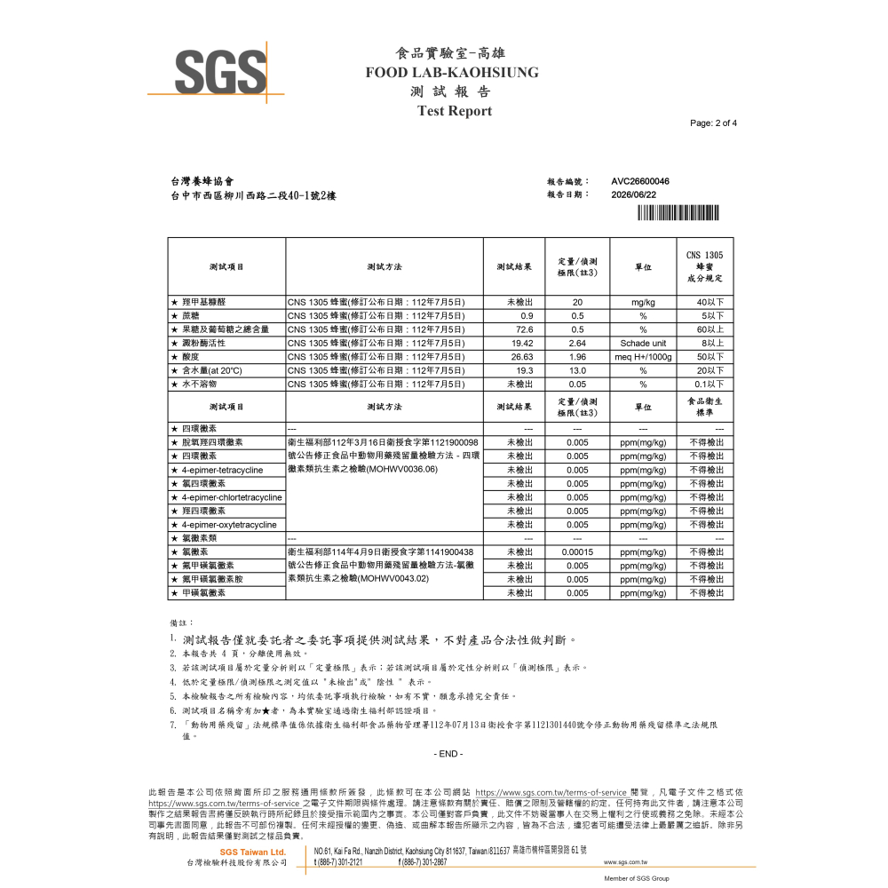 愛蜂坊-百花蜂蜜(主要蜜源咸豐草、日本女貞、苦楝) 400克(玻璃瓶裝)-細節圖3