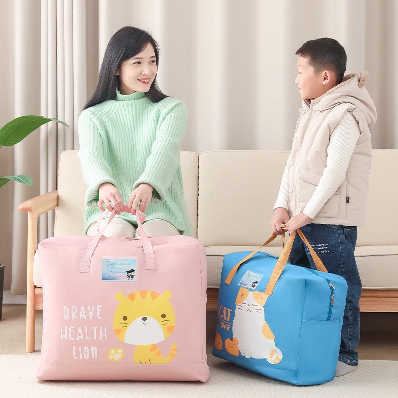 大容量耐磨 牛津布手提棉被袋 棉被收納袋 幼稚園棉被收納袋 行李打包袋-細節圖9