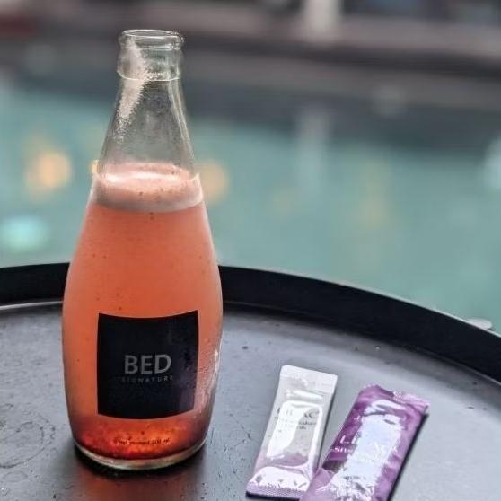 24hr出貨免運✨婕樂纖 紫纖飲 蔓越莓 穩血糖 外食族、嘴饞人必備 漸變色莓果氣泡飲 變色香檳 水溶性膳食纖維 肽纖飲-細節圖9