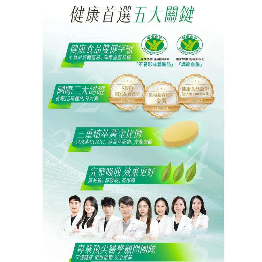 現貨免運✨纖飄錠 不易形成體脂肪功能 | 調節血脂功能 | 小綠人標章 | 60錠/盒 婕樂纖-細節圖5