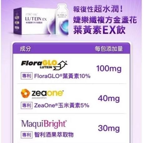 現貨免運✨葉黃素 葉黃素EX飲 近視雷射保養 拒絕眼睛酸澀 游離型葉黃素 智利酒果 花青素 金盞花葉黃素精華飲 婕樂纖-細節圖2