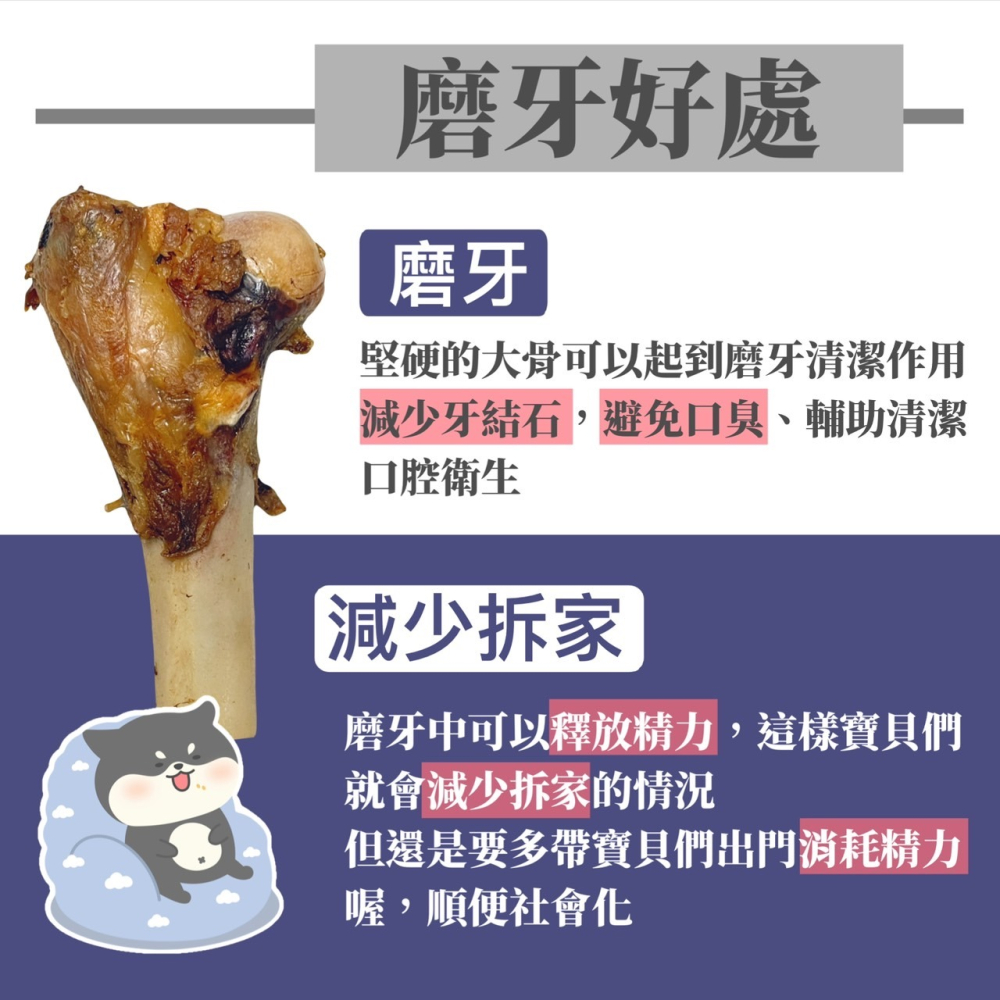 【柴剛吃飽】羊筋骨(1顆)｜原肉耐咬零食 100%手工寵物手作零食-寵物鮮食-寵物零食-狗狗零食-磨牙-細節圖2