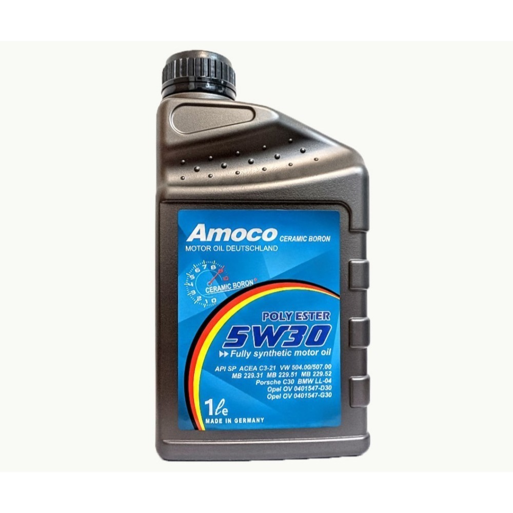 AMOCO 5w30 5W-30 全合成 多元 酯類 氮化硼 汽柴油 牛奶 機油 C3 504.507-細節圖4