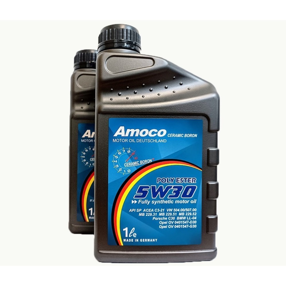 AMOCO 5w30 5W-30 全合成 多元 酯類 氮化硼 汽柴油 牛奶 機油 C3 504.507-細節圖4