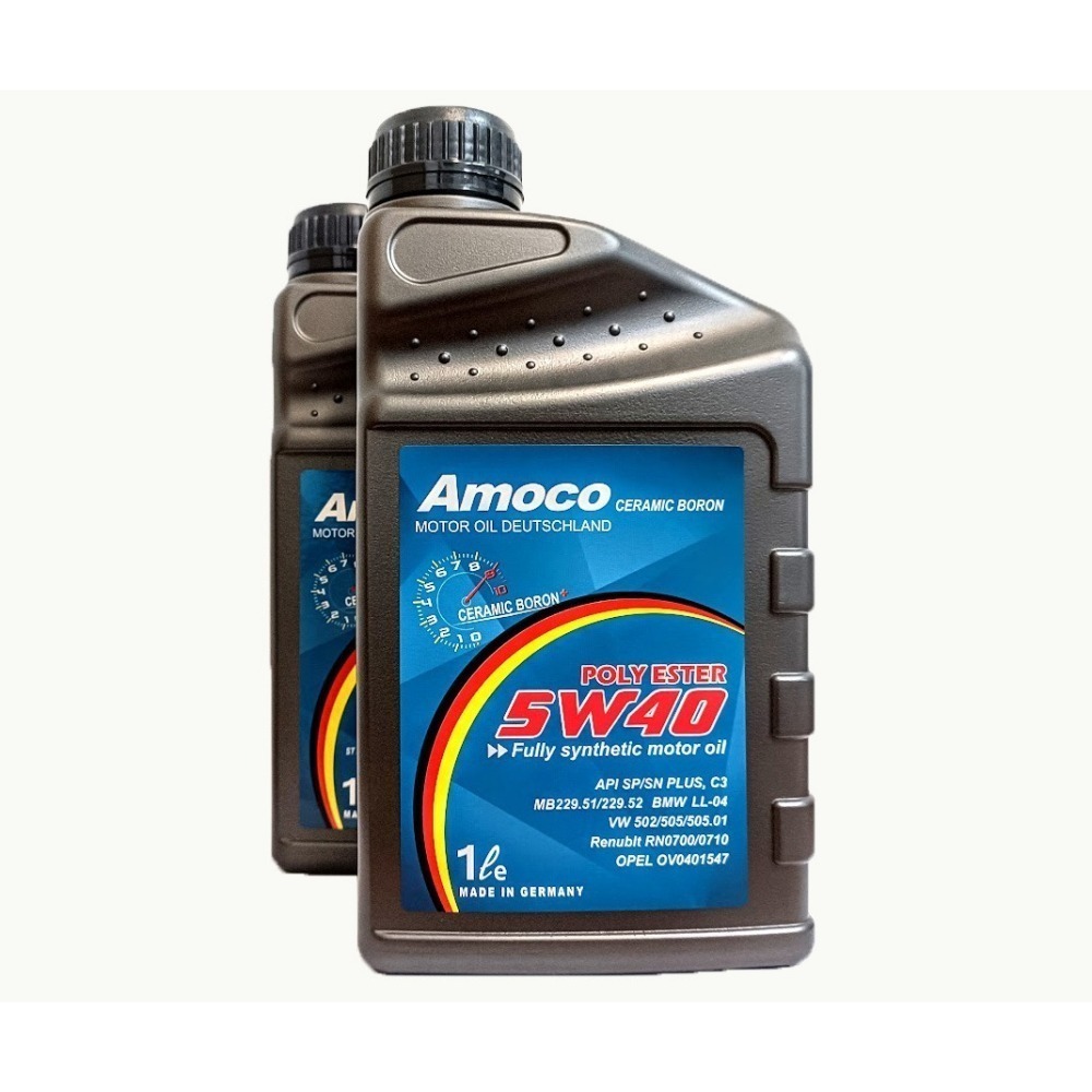AMOCO 5w40 5W-40 全合成 多元 酯類 氮化硼 汽柴油 牛奶 機油 C3 229.52-細節圖5