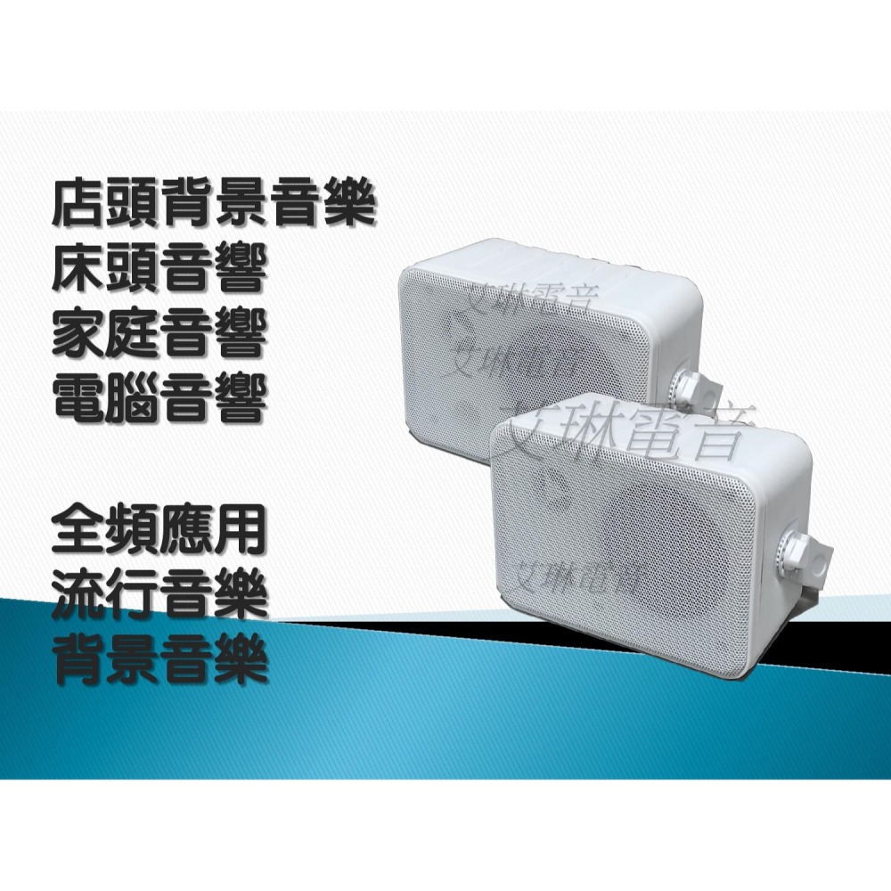 FT-402  4吋 80W 壁掛喇叭  固定阻抗 8歐姆-細節圖4