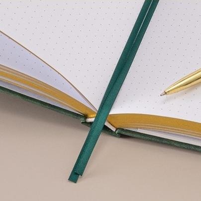 復古墨綠葉蔓手帳本｜Journal 日記 影子書 筆記本 願望清單 感恩日記 新年 交換禮物 年度計畫 跨年 禮物-細節圖7
