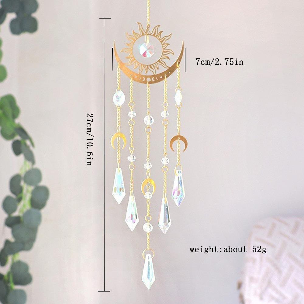 Suncatcher 日月之眼太陽捕手｜水晶掛飾 日月眼睛 歐美風 居家窗飾 喬遷禮物-細節圖2