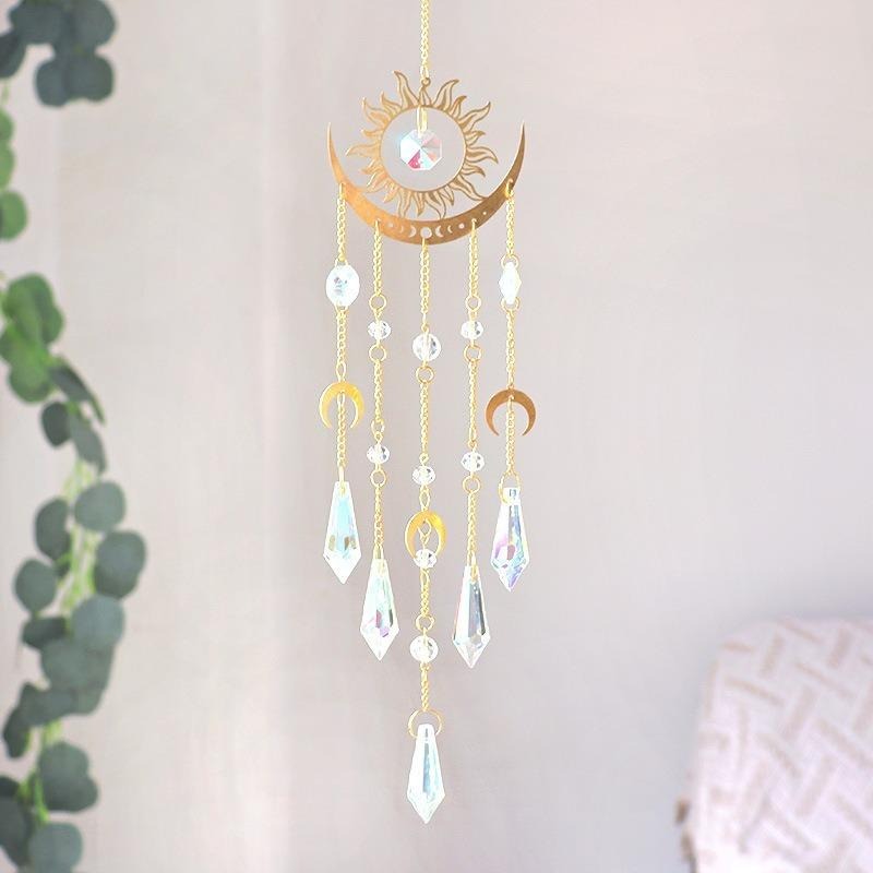 Suncatcher 日月之眼太陽捕手｜水晶掛飾 日月眼睛 歐美風 居家窗飾 喬遷禮物-細節圖4