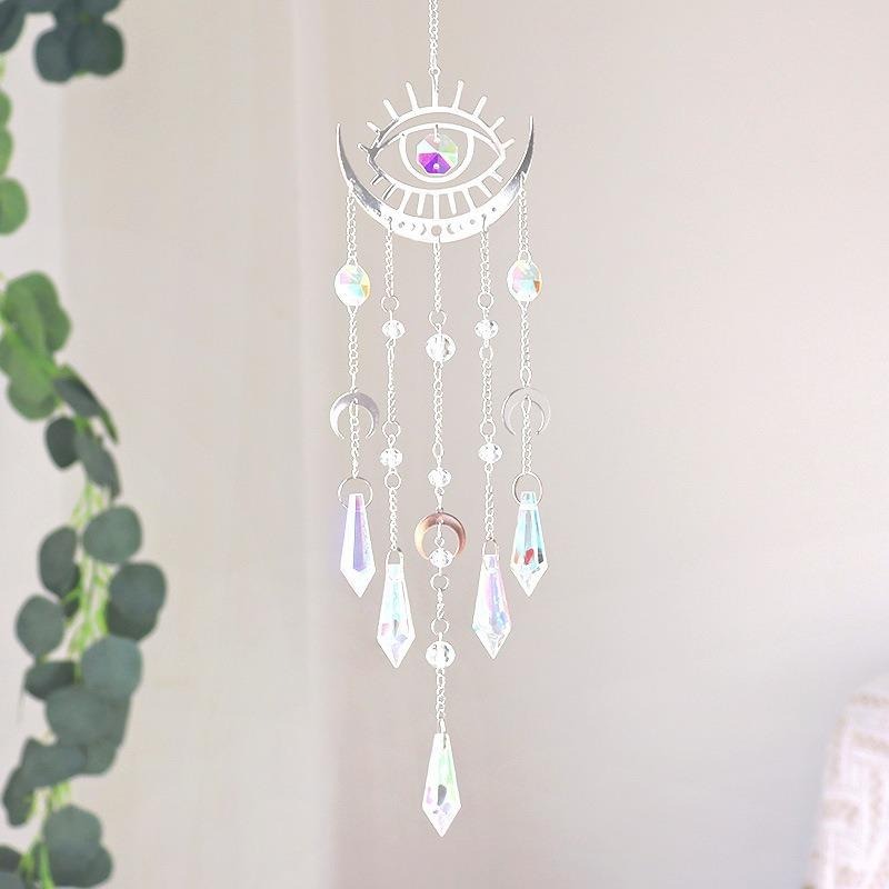 Suncatcher 日月之眼太陽捕手｜水晶掛飾 日月眼睛 歐美風 居家窗飾 喬遷禮物-細節圖5