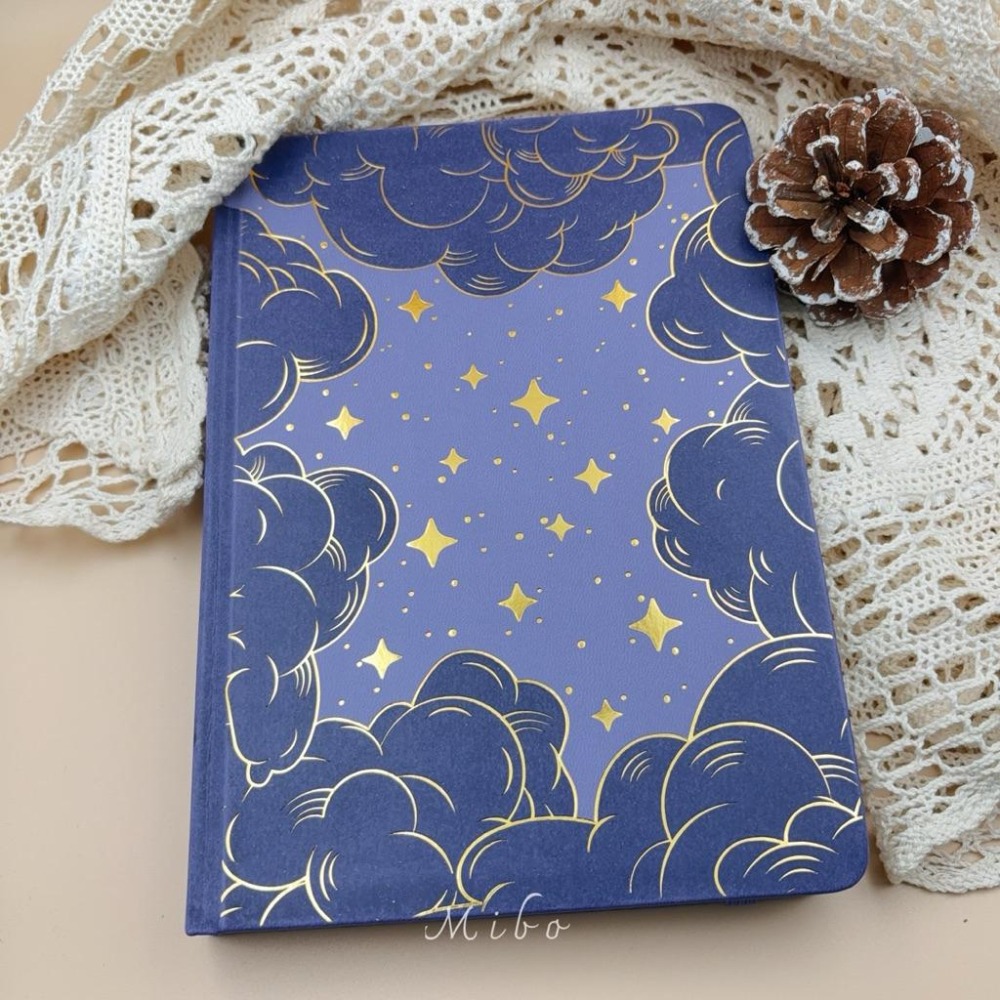 復古白晝星辰手帳本｜Journal 日記 影子書 筆記本 願望清單 感恩日記 新年 交換禮物 年度計畫 跨年 禮物-細節圖2