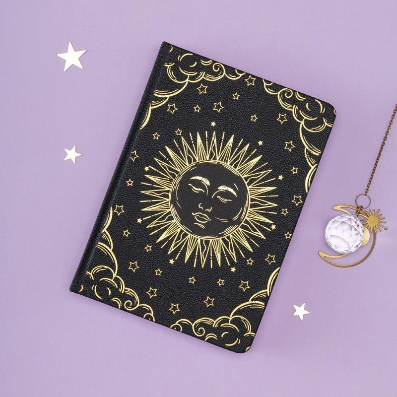 復古白晝星辰手帳本｜Journal 日記 影子書 筆記本 願望清單 感恩日記 新年 交換禮物 年度計畫 跨年 禮物-細節圖7