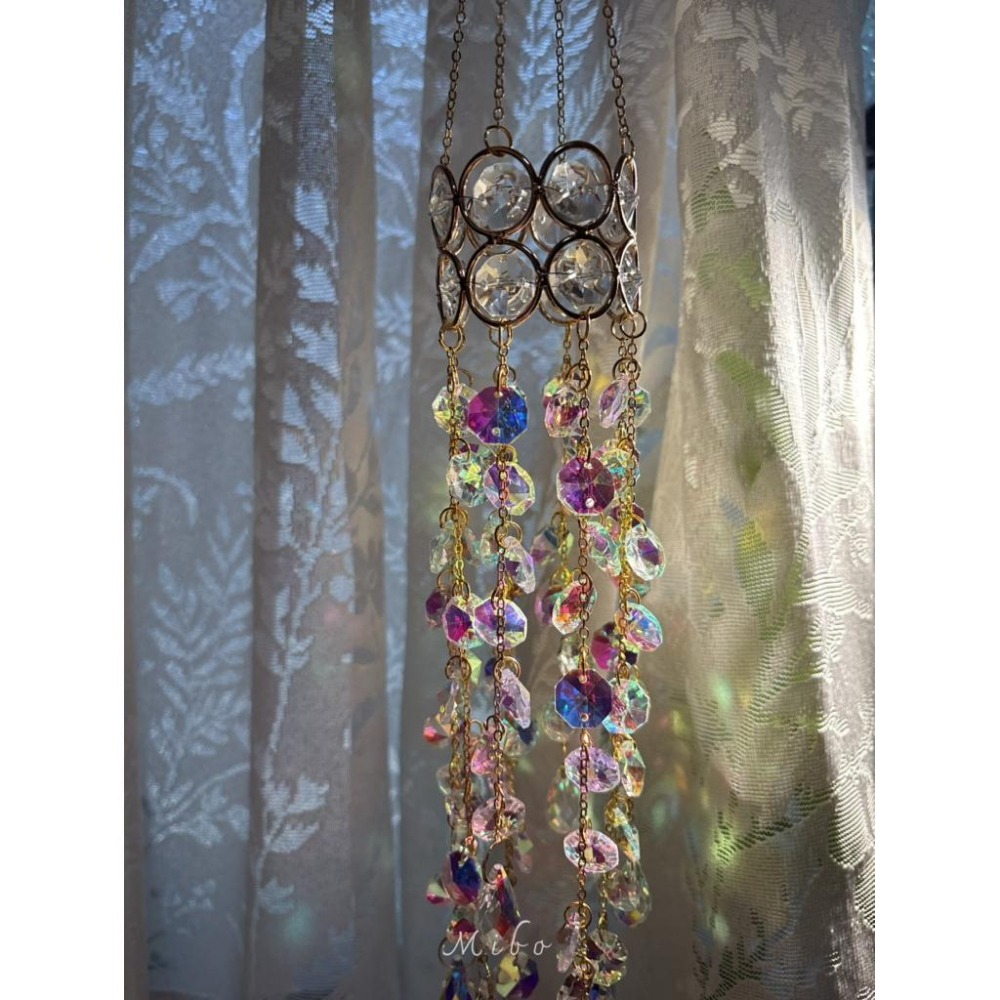 Suncatcher 波希米亞風水晶玻璃太陽捕手｜窗邊吊飾 掛飾 居家裝飾 禮物 歐美風擺件-細節圖3