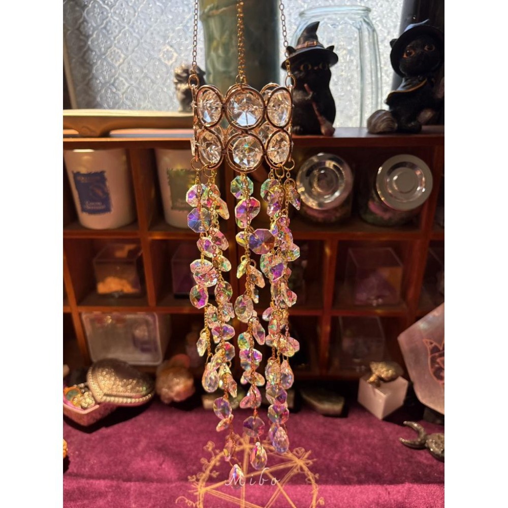 Suncatcher 波希米亞風水晶玻璃太陽捕手｜窗邊吊飾 掛飾 居家裝飾 禮物 歐美風擺件-細節圖4