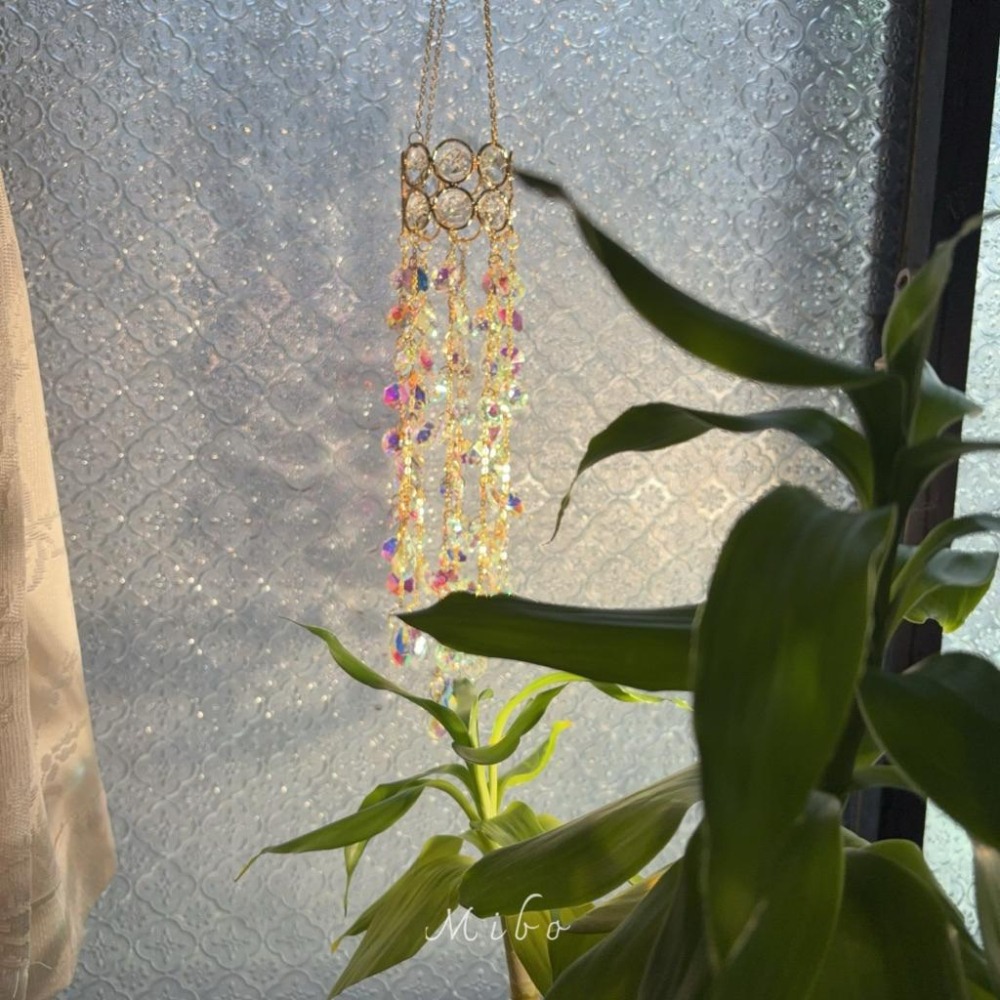 Suncatcher 波希米亞風水晶玻璃太陽捕手｜窗邊吊飾 掛飾 居家裝飾 禮物 歐美風擺件-細節圖7