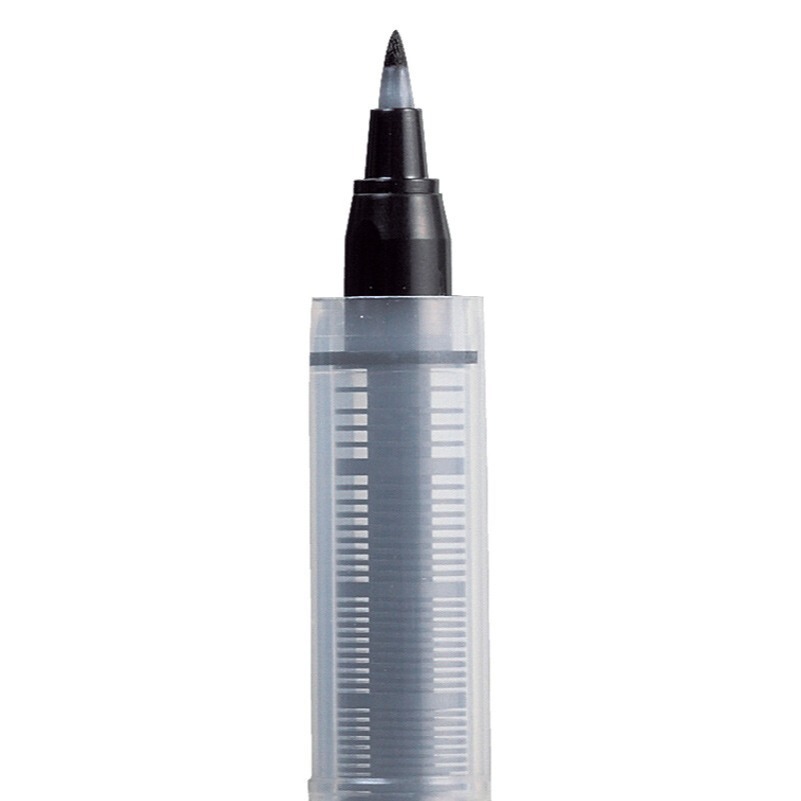(天天出貨)日本進口 吳竹 Kuretake LS1-10S 筆風攜帶型軟筆 直液式墨筆 黑墨色-細節圖5