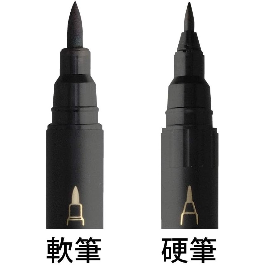 日本 吳竹 Kuretake 攜帶型 油性 雙頭 TSA-010S 木頭 金屬玻璃 塑膠-細節圖2
