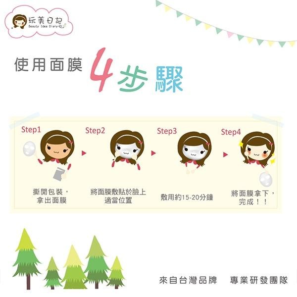 玩美日記 水絲布面膜 1片入/25ml)多款可選 杏仁酸/蝸牛/吟釀酵母/玫瑰皇后/玻尿酸-PQ美妝-細節圖5