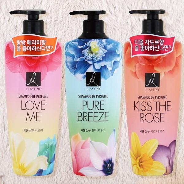 韓國 Elastine 香水洗髮精/潤髮乳 600ml 永恆珍愛 甜蜜愛戀 大馬士革玫瑰-PQ 美妝-細節圖5