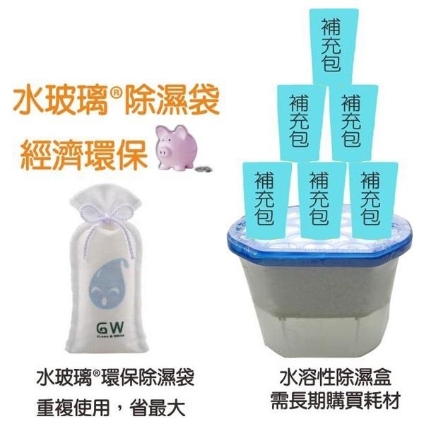 GW 水玻璃永久除濕袋 芳香版 225g 台灣製造 環保除濕 可重複使用-PQ美妝-細節圖6