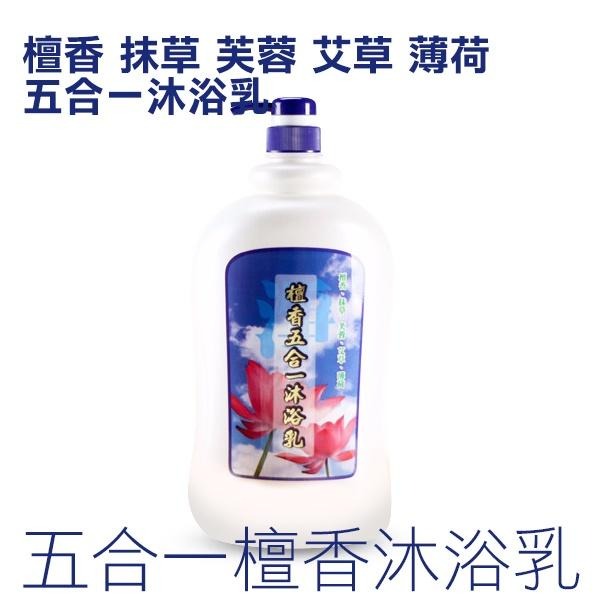 【現貨】安欣 五合一檀香沐浴乳/三合一香茅薄荷抹草沐浴乳 2000ml 抹草 艾草 涼感沐浴乳 除穢淨身-PQ美妝-細節圖2