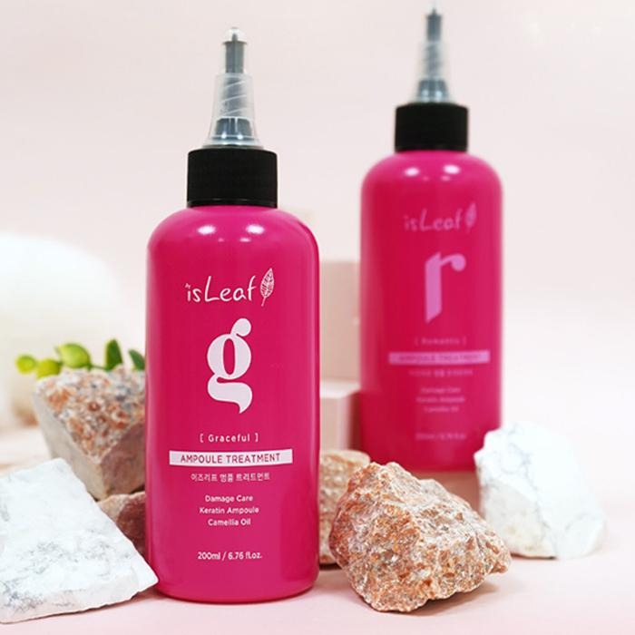 韓國 isLeaf 8秒熱感安瓶護髮素 200ml 護髮安瓶 水解膠原蛋白 需沖洗護髮 籃籃推薦-PQ美妝-細節圖8
