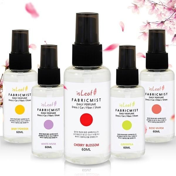 韓國 isLeaf 衣物香氛噴霧 60ml 衣物香氛 居家香氛 白麝香 綠茶香 寶貝粉 櫻花香-PQ 美妝-細節圖9