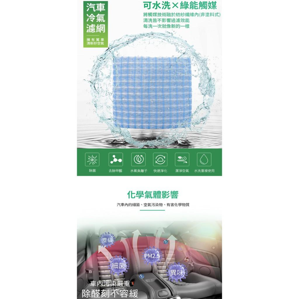 【Original Life】適用TOYOTA：VIOS長效可水洗 汽車冷氣濾網-細節圖2