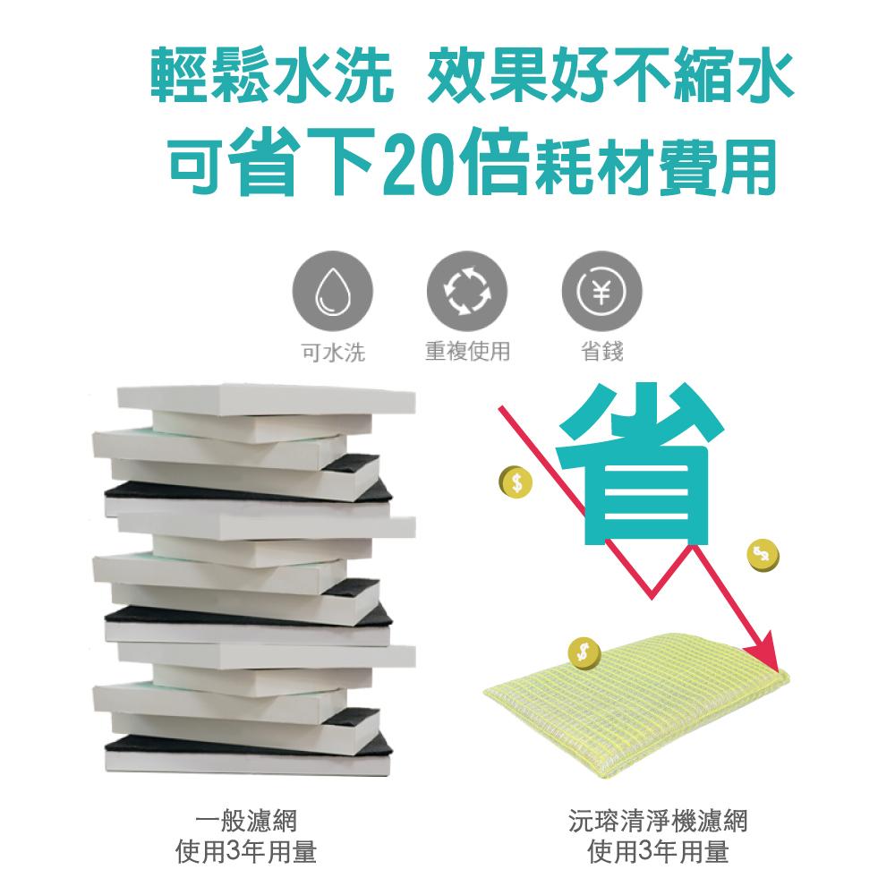 Original Life沅瑢 適用TECO東元：NN2803BD 長效可水洗/取代原廠HEPA 空氣清淨機濾網-細節圖6