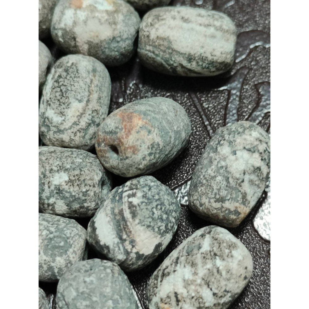 ㊙㊖⋩老山腳⋨㊖㊙藏區回流真品/地埋珠鼓珠/ BBD001風化沙洗漂亮稀少，特價整批出誠心讓藏，歡迎有綠人請供!!-細節圖4