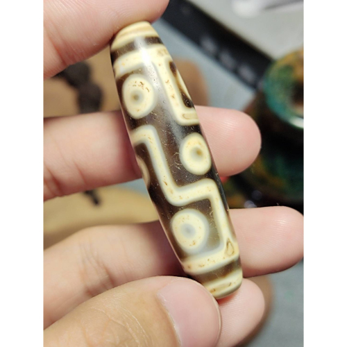 老山腳至純老牙黃九眼天珠yzi398 - 老山腳天珠Dzi beads - iOPEN Mall