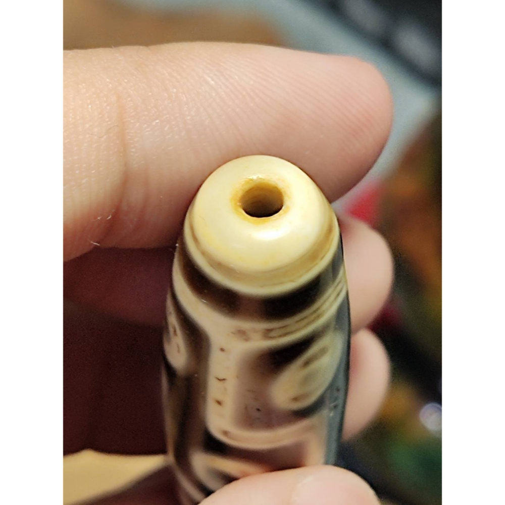 老山腳 至純老牙黃九眼天珠 yzi398-細節圖6