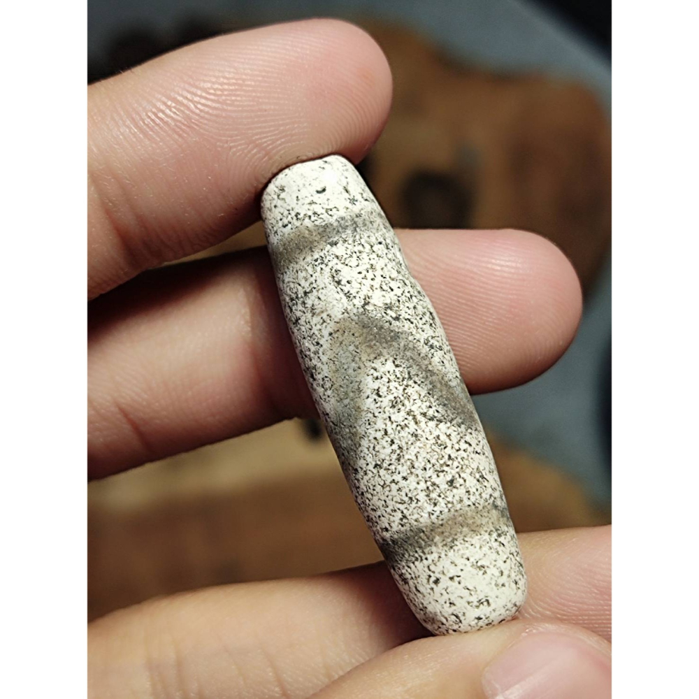 老山腳 藏區回流地埋虎牙天珠 yzi399-細節圖3