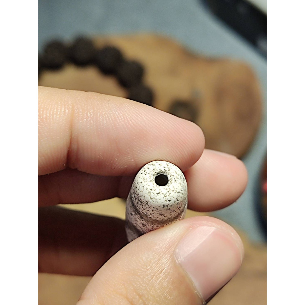 老山腳 藏區回流地埋虎牙天珠 yzi399-細節圖5