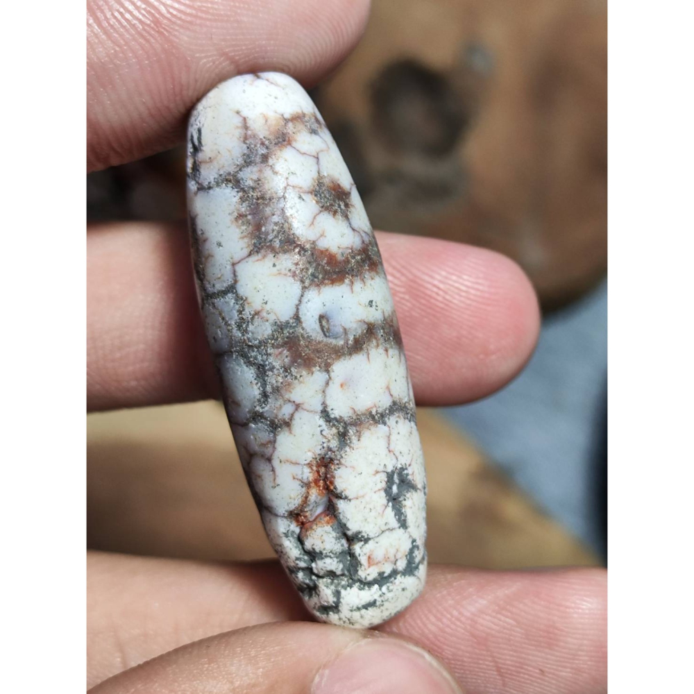 老山腳 藏區回流地埋三眼天珠 yzi400-細節圖4