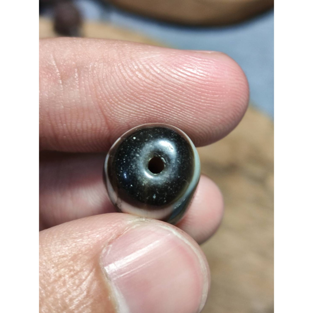 老山腳 藏區回流早期虎牙天珠 yzi403-細節圖8