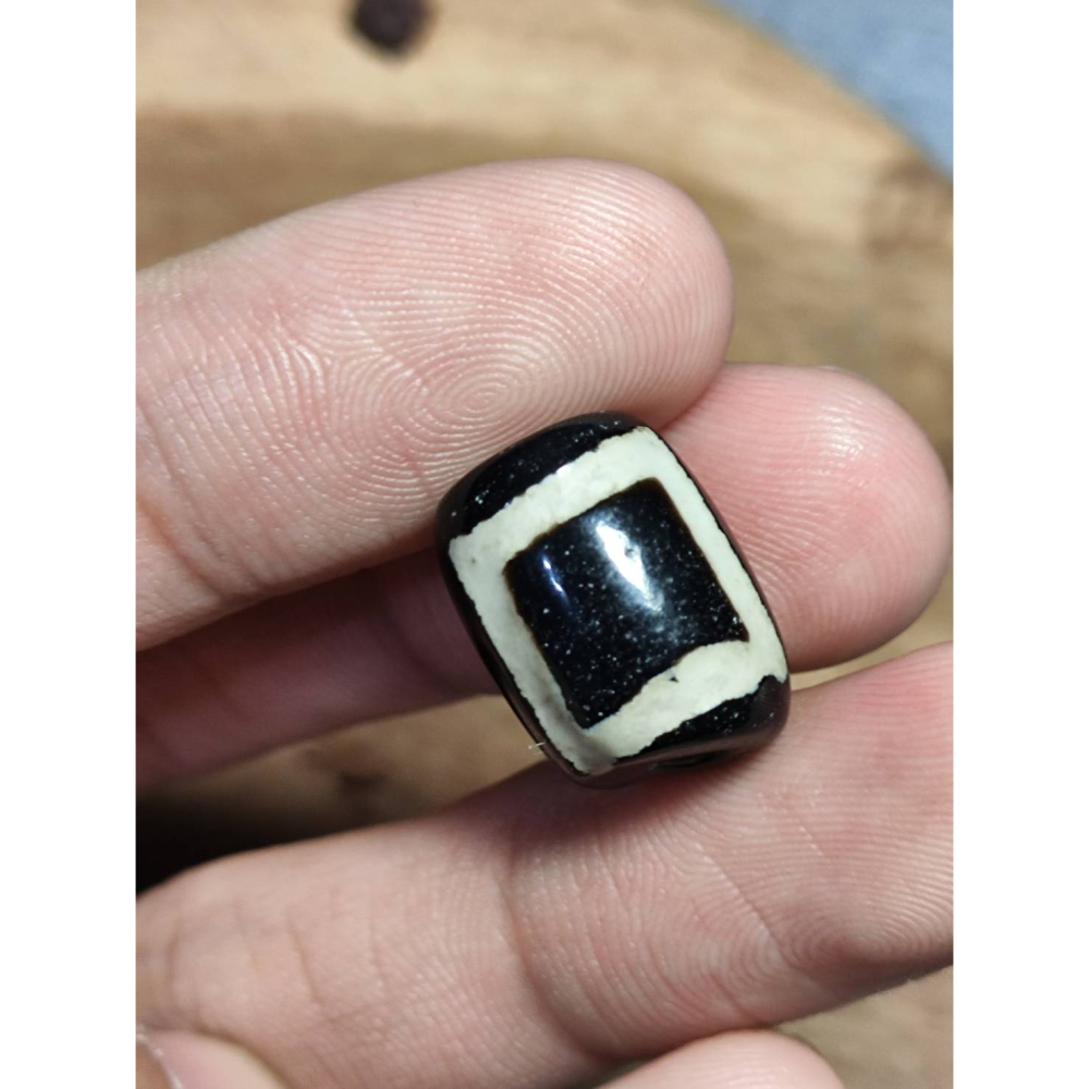 老山腳 藏區回流早期天地天珠 yzi405-細節圖3