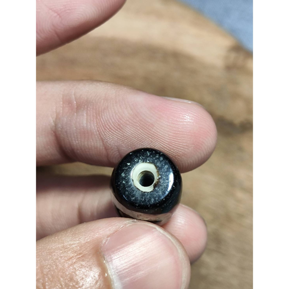 老山腳 藏區回流早期天地天珠 yzi405-細節圖6