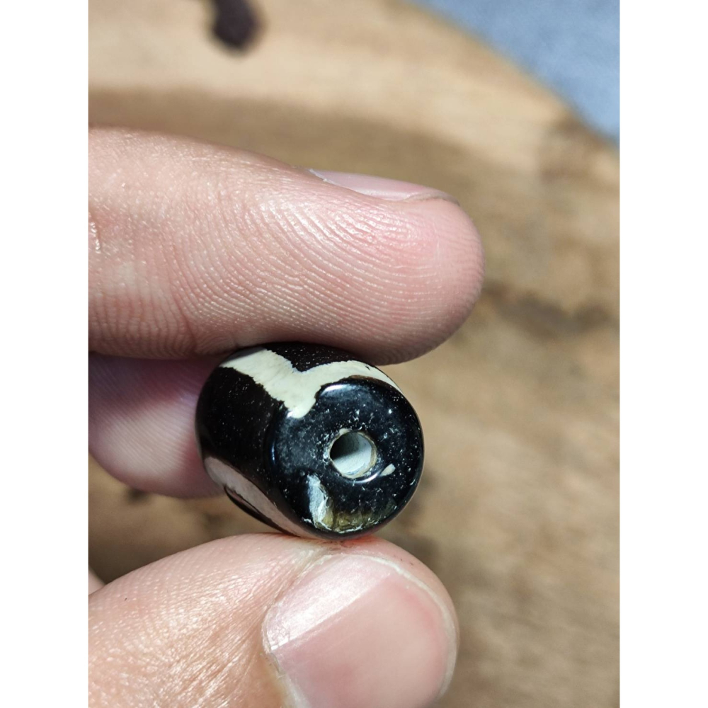 老山腳 藏區回流早期天地天珠 yzi405-細節圖7