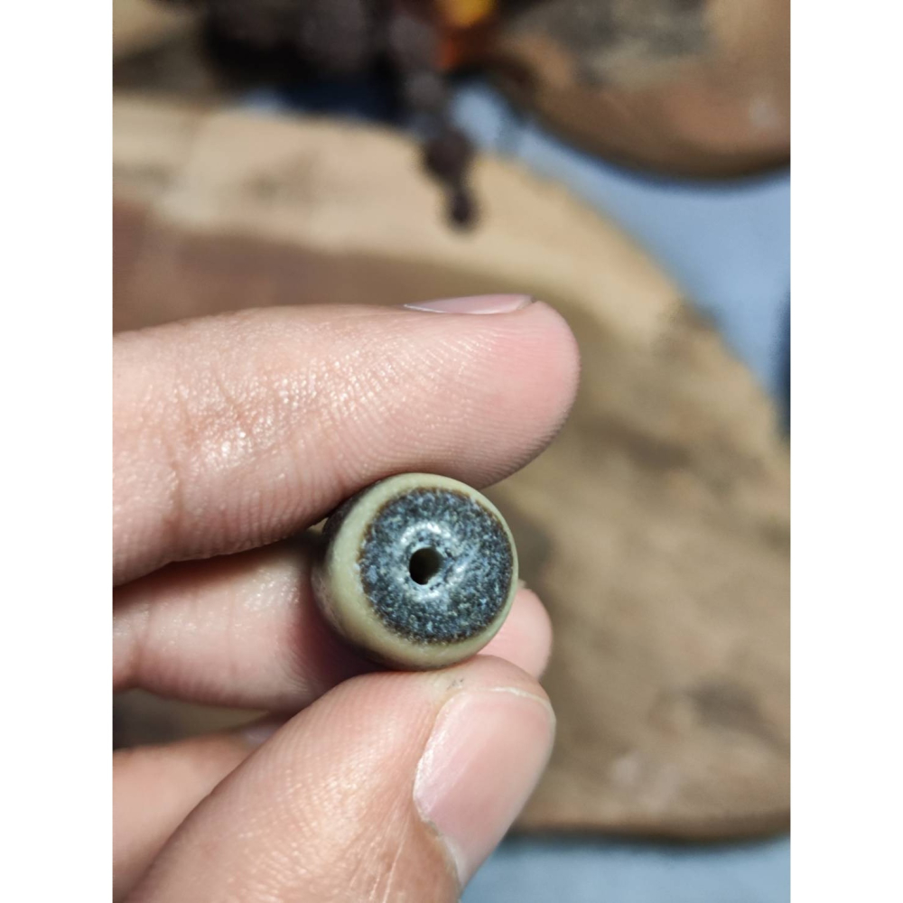 老山腳 藏區回流早期虎牙天珠 yzi406-細節圖7